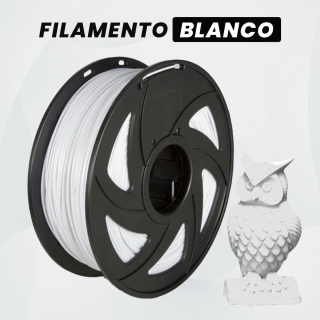 FILAMENTOS PLA - COLOR BLANCO