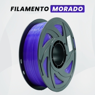 FILAMENTOS PLA - COLOR MORADO.