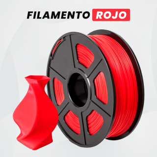 FILAMENTOS PLA - COLOR ROJO