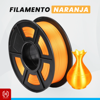 FILAMENTOS PLA SILK - COLOR NARANJA