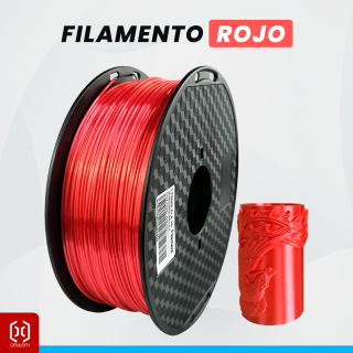 FILAMENTOS PLA SILK - COLOR ROJO